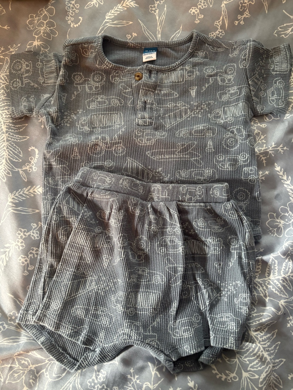 Old Navy Matching Set with Car Motif